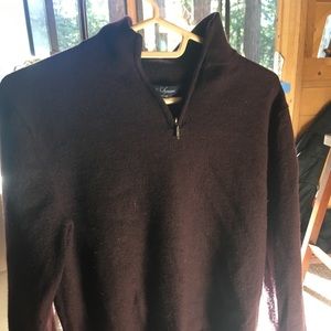 Wool Quarter-Zip Sweater